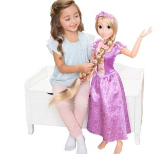 Disney Princess Rapunzel Doll Playdate 32” Tall & Poseable, My Size Articulated